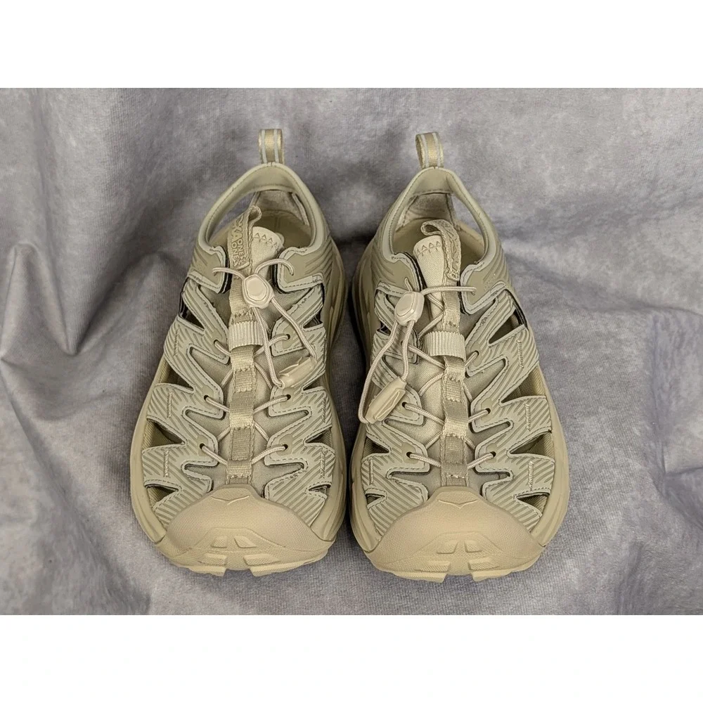Hoka One One Hopara Oxford Tan Dune Hiking Sandals 1123112 Women 6 Men 5 NWOB
